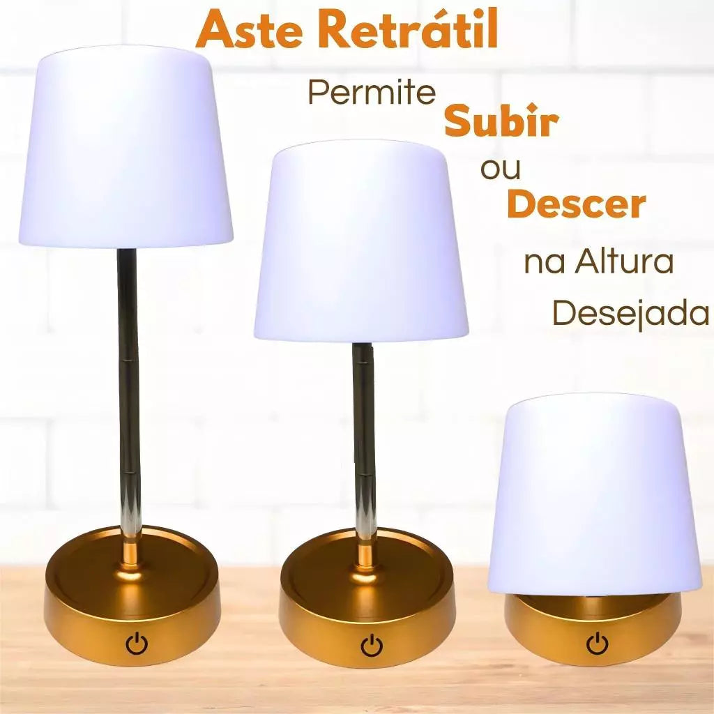 Abajur Retrátil Índigo.