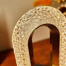 Luminária Mesa LED Cristal Luxo 3 Tons Touch.