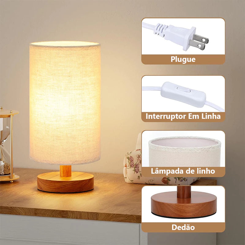 Lâmpada de Mesa  Nórdica.