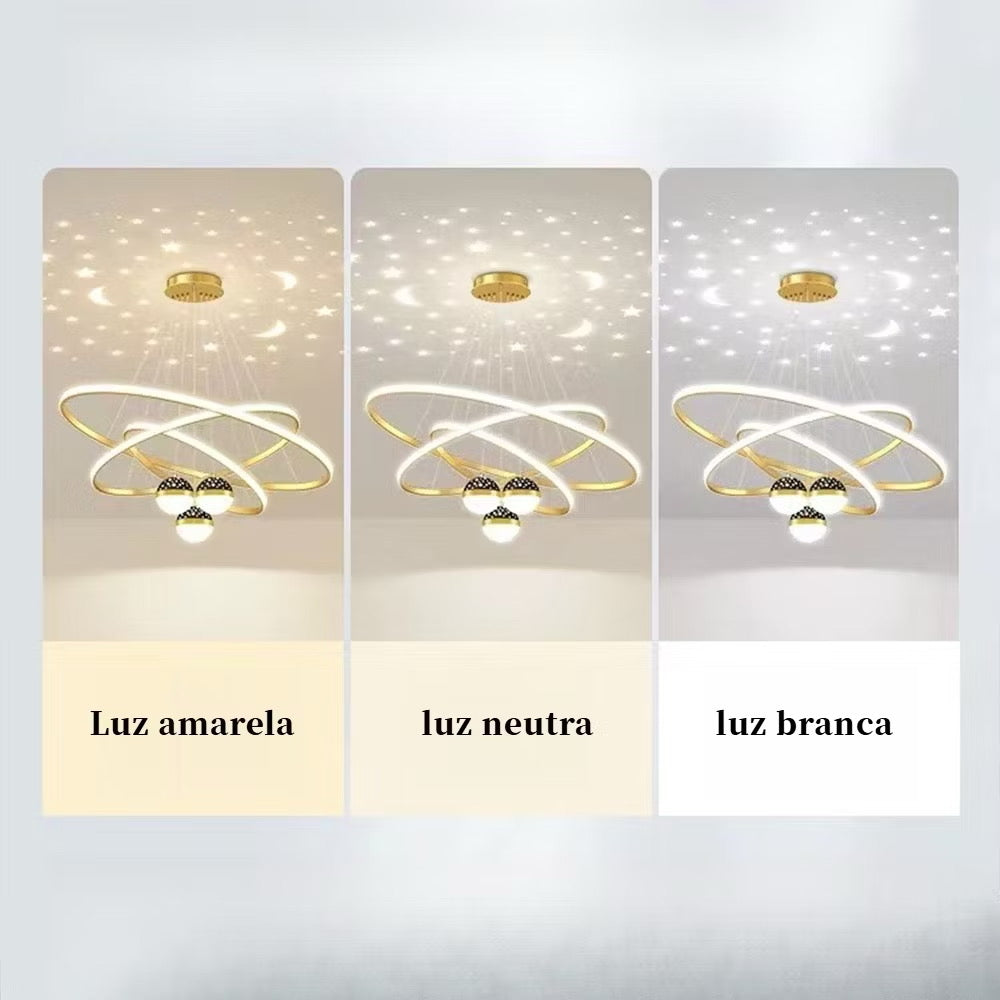 Lustre Nórdico Minimalista.