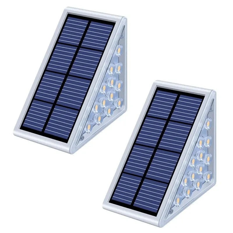 Kit Luz Led Solar para Escada Externa Impermeável - StepGlow