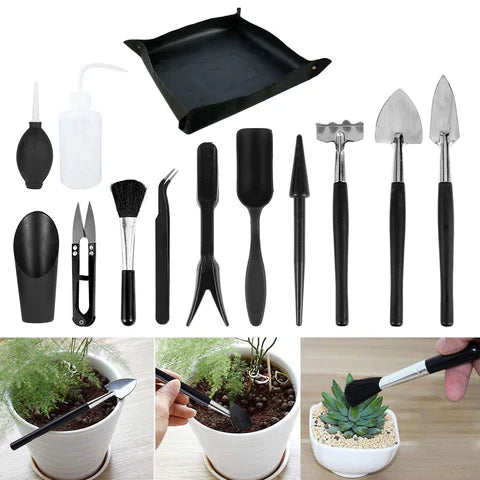 Kit de Ferramentas Completo para Jardinagem - Com 13 Peças