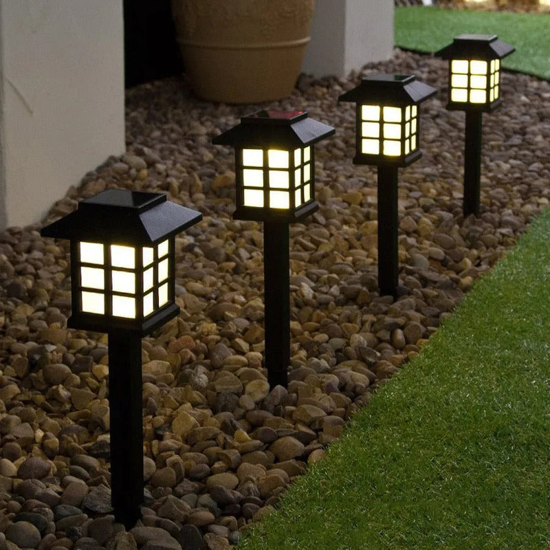 Lâmpada Oriental Solar Led Impermeável para Jardim