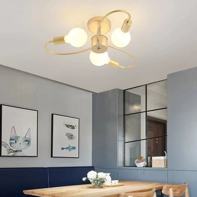 Lustre Pendente LED Moderno com Curvas - WaveLight