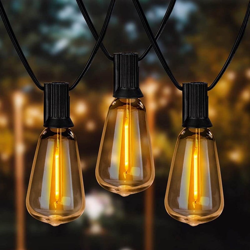 Varal de Luzes com Lâmpadas Bivolt Impermeável para Jardim - GardenLuxe