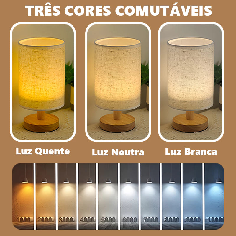 Abajur de Mesa  Nórdico.