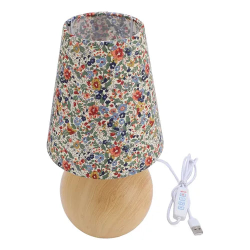Abajur Luminária de Mesa  Floral