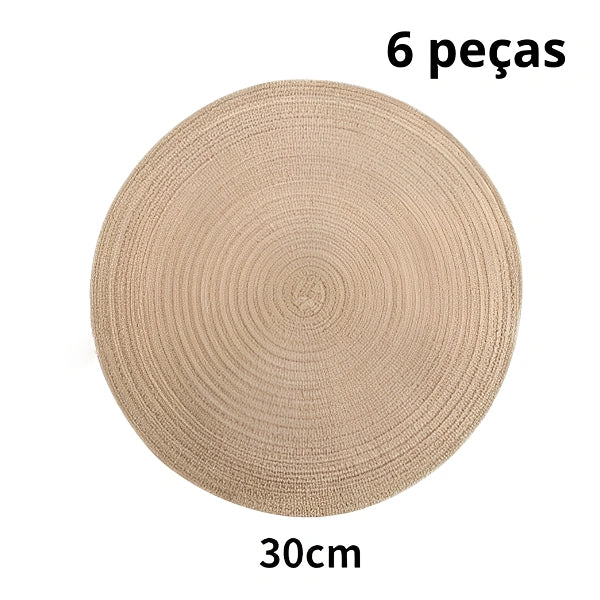 Conjunto Americano Prato Atenas de 6 peças.