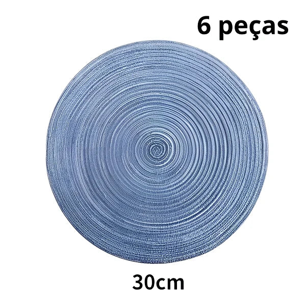 Conjunto Americano Prato Atenas de 6 peças.