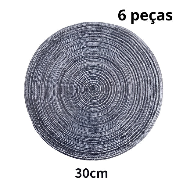 Conjunto Americano Prato Atenas de 6 peças.