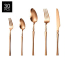 Jogo de Talheres Europeu de 30 Peças Roma .