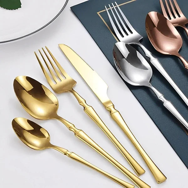 Jogo de Talheres Europeu de 30 Peças Roma .